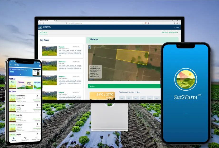 Sat2Farm Agritech App for Farmers